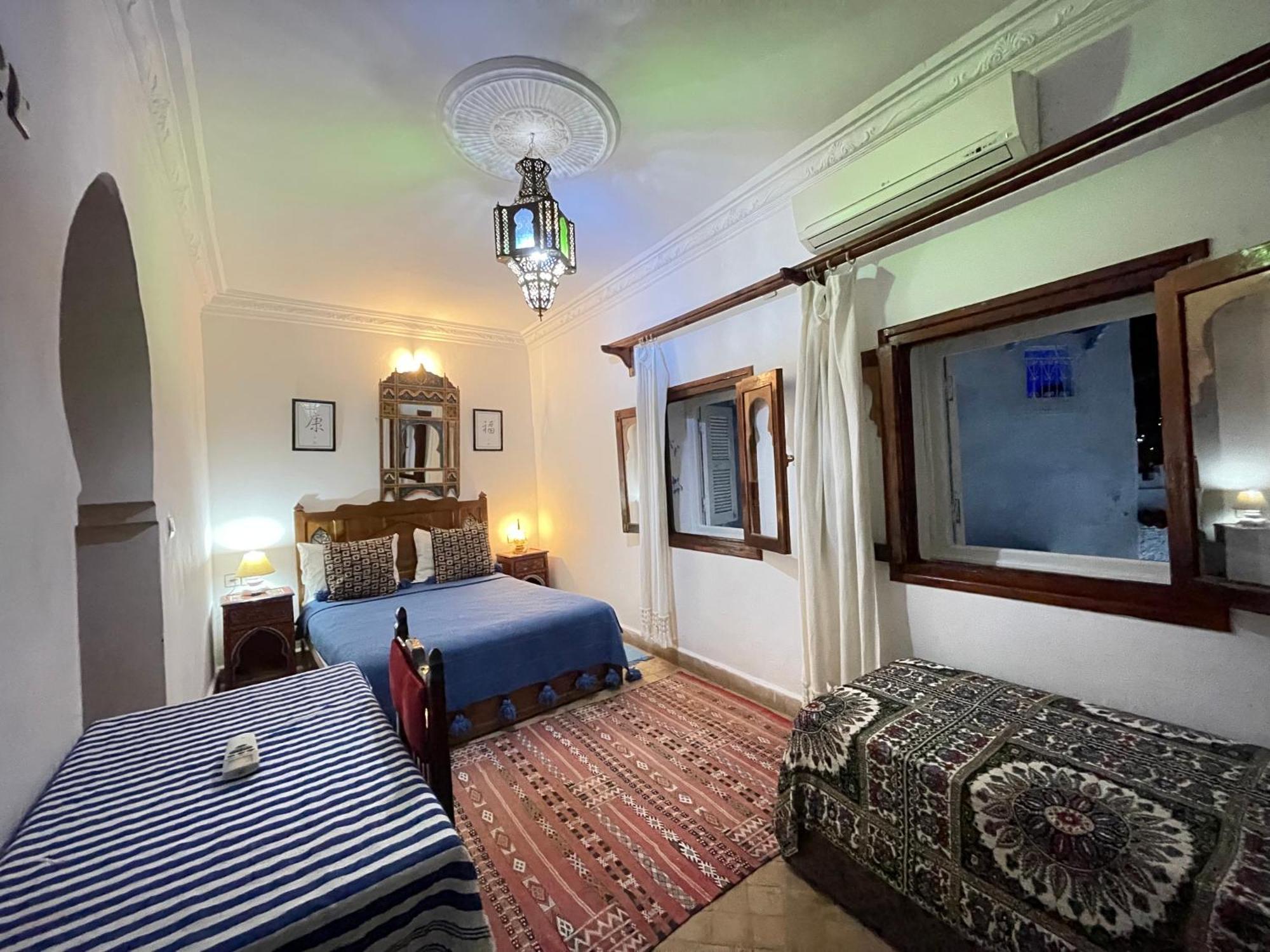 舍夫沙万 达尔萨巴巴摩洛哥传统庭院住宅旅馆酒店 外观 照片